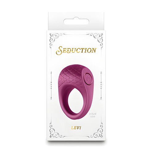 Seduction Levi Cock Ring - Placer Vibrante