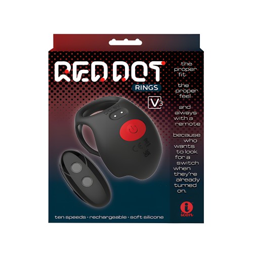 Red Dot Cock Ring - Ultimate Stimulation