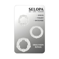Selopa Anillos de Erección - Transparente