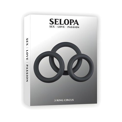 Selopa 3 Ring Circus Black
