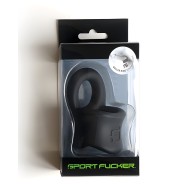Sport Fucker Silicone Baller Ring - Black
