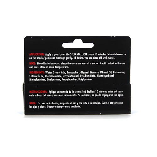 Stud Stallion Prolong Cream - Men