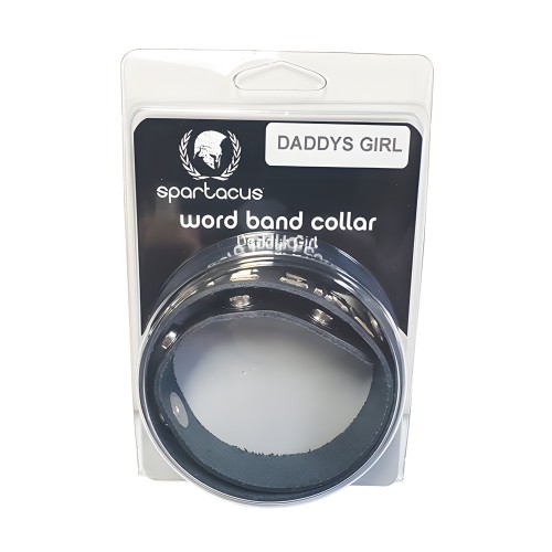 Spartacus Daddy's Girl Leather Collar