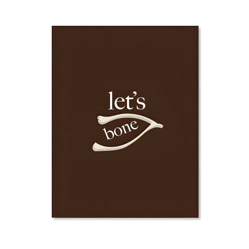 Tarjeta de Saludo Bone