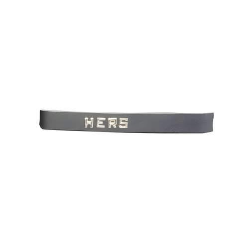 Collar de Cuero Spartacus HERS - Negro
