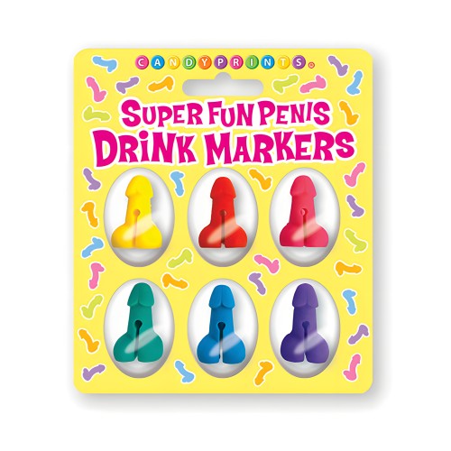 Super Fun Cocktail Markers - Set of 6