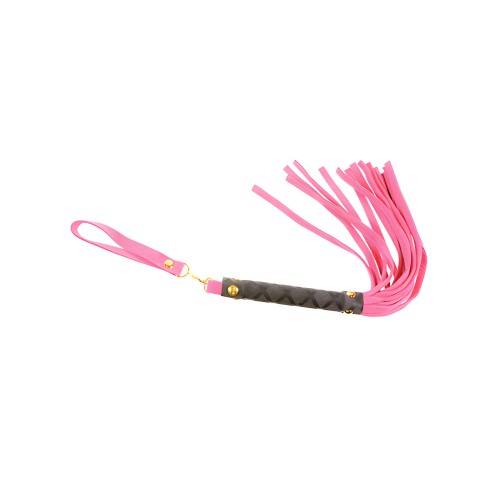 Plesur Mini Flogger de Cuero - Rosa