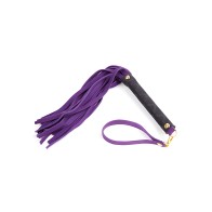 Flogger de Cuero Mini - Púrpura