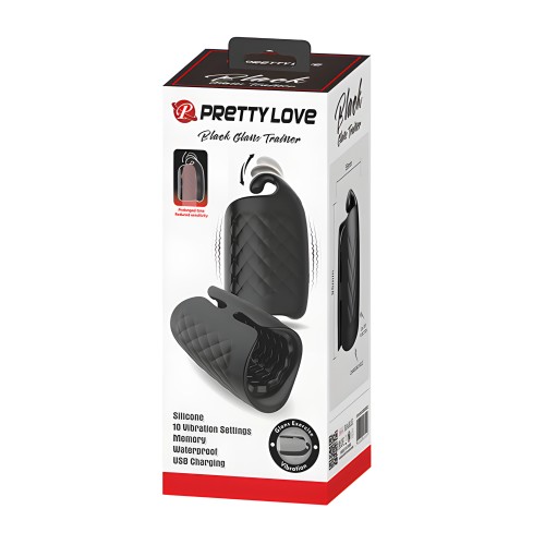 Pretty Love Entrenador de Glande Vibrante - Negro