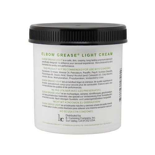 Elbow Grease Light Cream Jar - 15 oz