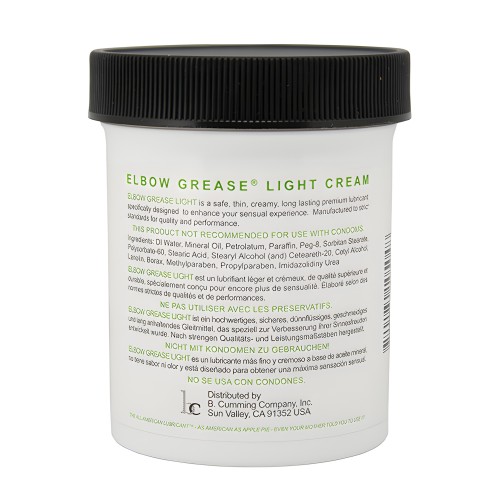 Elbow Grease Light Cream Jar - 4 oz