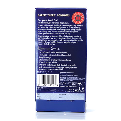 Kimono Swirl Condom Pack of 12