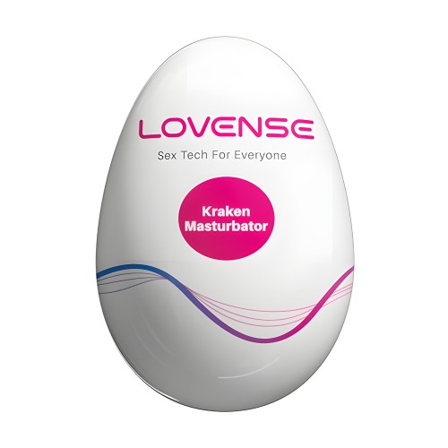 Lovense Kraken Egg - Blanco | Masturbador Premium