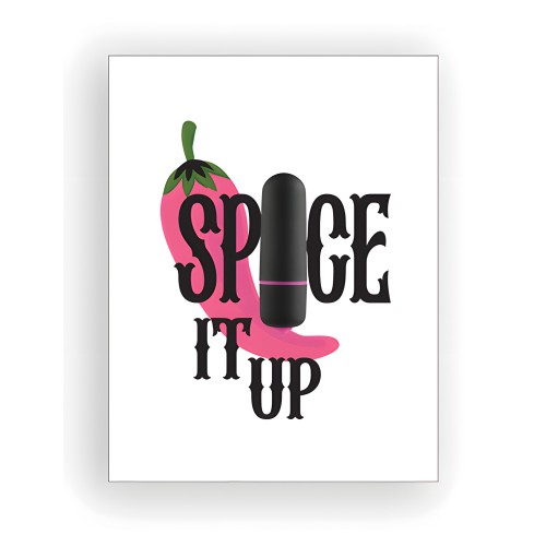 Spice It Up Naughty Greeting Card