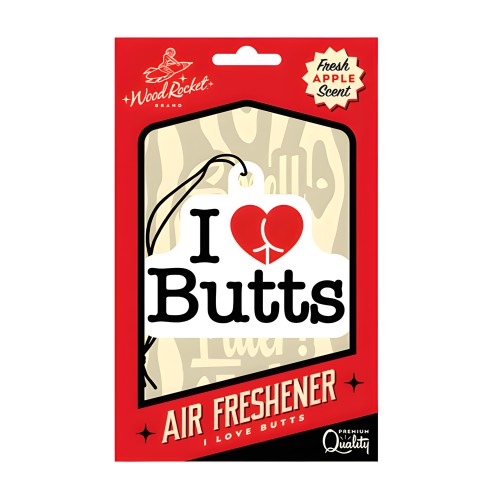 Ambientador I Love Butts - Manzana