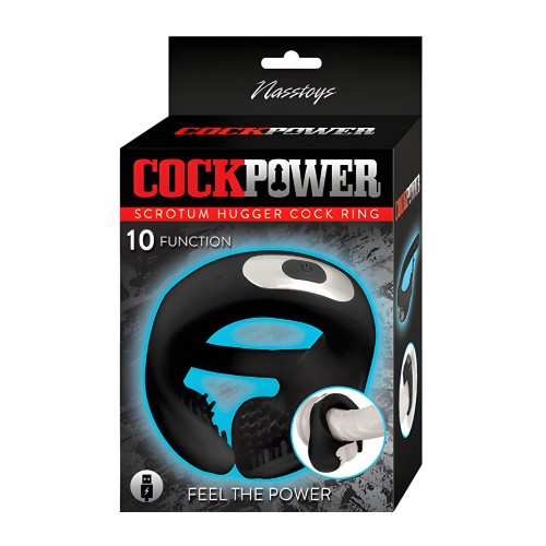 Anillo para el Pene Cockpower Scrotum Hugger - Negro