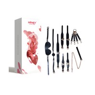Kinky Play Box BDSM Kit 5 Piezas - Negro
