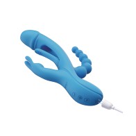Trilux Kinky Finger Rabbit Vibrator - Blue