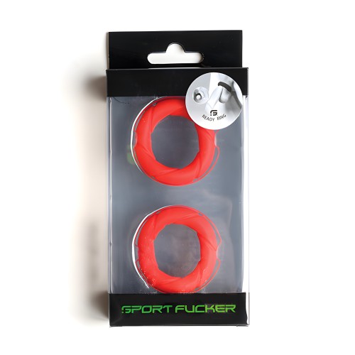 Sport Fucker Ready Rings - Rojo