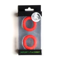 Sport Fucker Ready Rings - Rojo