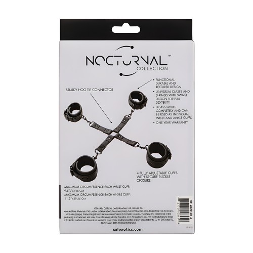 Conjunto Hog Tie Nocturnal - Negro
