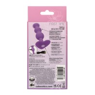 First Time Vibrating Triple Beaded Anal Probe