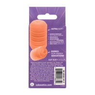 Pop Sock! Ribbed Masturbator - Orange