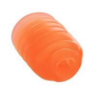Pop Sock! Ribbed Masturbator - Orange