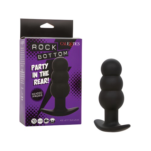 Probe Anal Beaded Tap Rock Bottom Negro