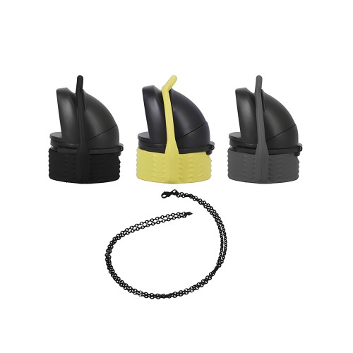 Rock Solid EZ Top Topper Set de 3 - Tapas a Prueba de Fugas