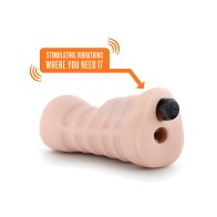 Blush EnLust Mouth Stroker with Vibrating Bullet - Nicole