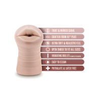 Blush EnLust Mouth Stroker with Vibrating Bullet - Nicole