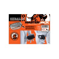 Oxballs MasterJack Double Penetration Stroker - Jo Clear Ice