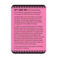 Juego de Cartas Let's Have Sex