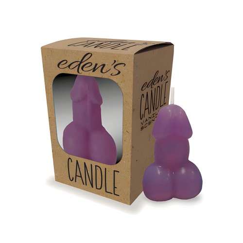 Eden's Penis Candle - Purple Vanilla