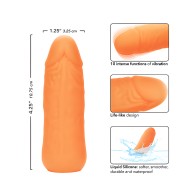 Silicone Studs Mini Vibrator - Orange
