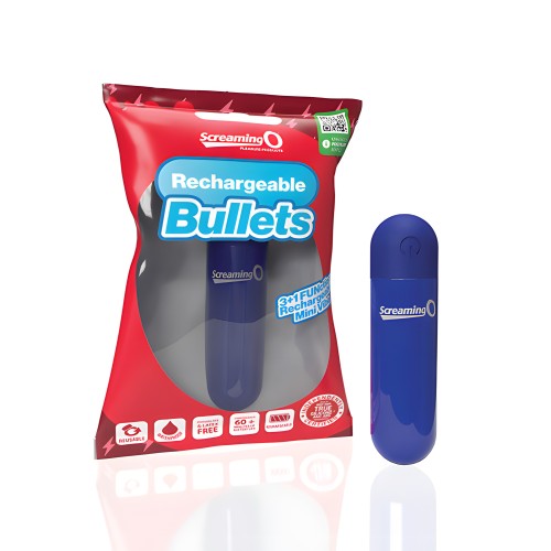 Screaming O Rechargeable Bullets - Blue