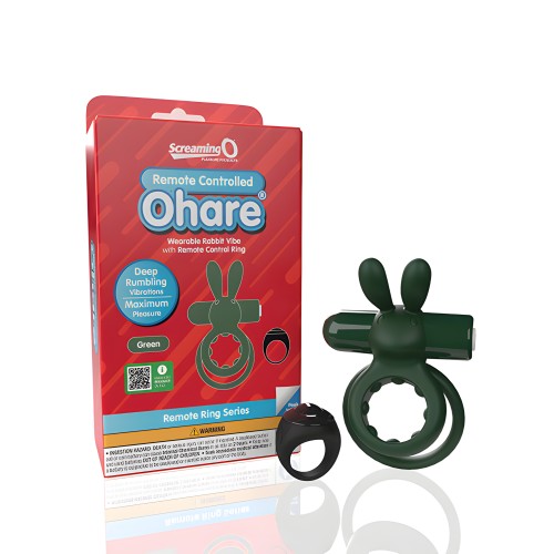 Anillo Vibrador Control Remoto Ohare - Verde | Placer Compartido