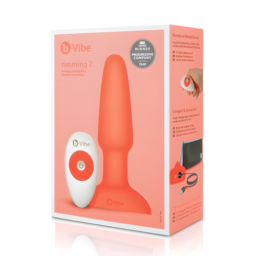 b-Vibe Rimming Plug 2 - Innovador y Orientado al Placer