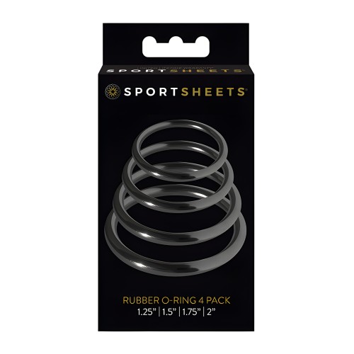 Anillo de Goma Sportsheets - Paquete de 4