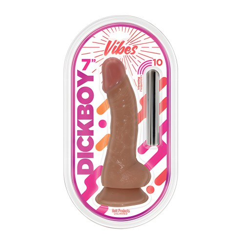 Bullet Vibrador Dick Boy Caramel Lovers 7"