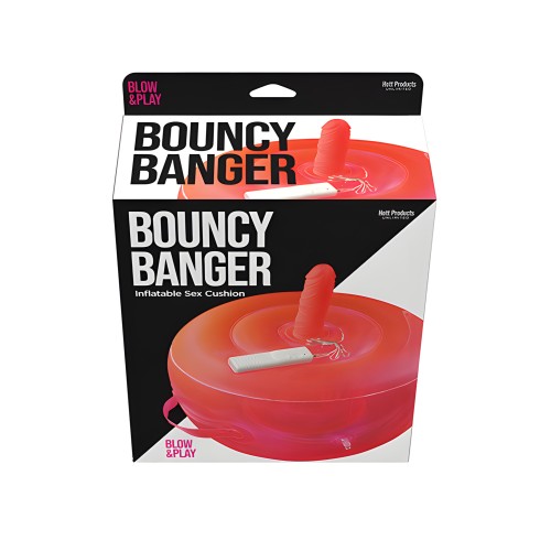 Cojín Inflable Bouncy Banger con Dildo Vibrante