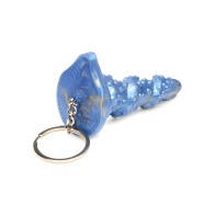 Creature Cocks Lord Kraken Silicone Key Chain - Blue