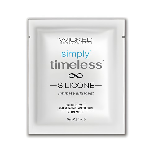 Wicked Sensual Care Lubricante de Silicona Simply Timeless - .2 oz