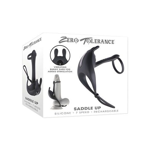 Zero Tolerance Saddle Up Vibrator - Black