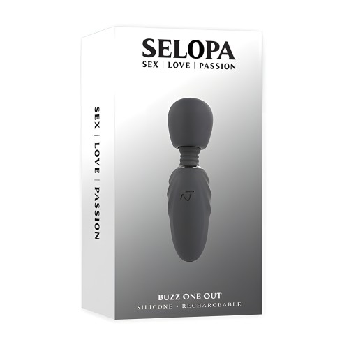 Selopa Buzz One Out Mini Wand - Negro