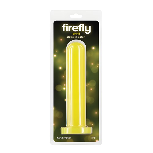Firefly Thrill Dildo que Brilla en la Oscuridad - Amarillo