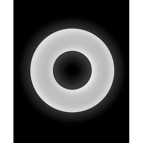 Firefly Glow in the Dark Bubble Cock Ring - Small, White