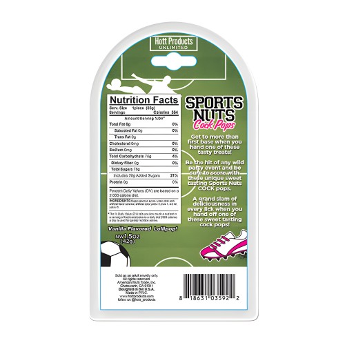 Sports Nuts Cock Pop - Caramel