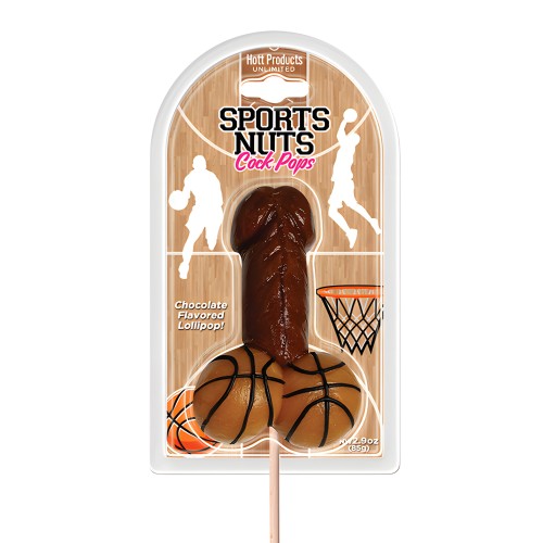 Sports Nuts Cock Pop Basketballs - Chocolate